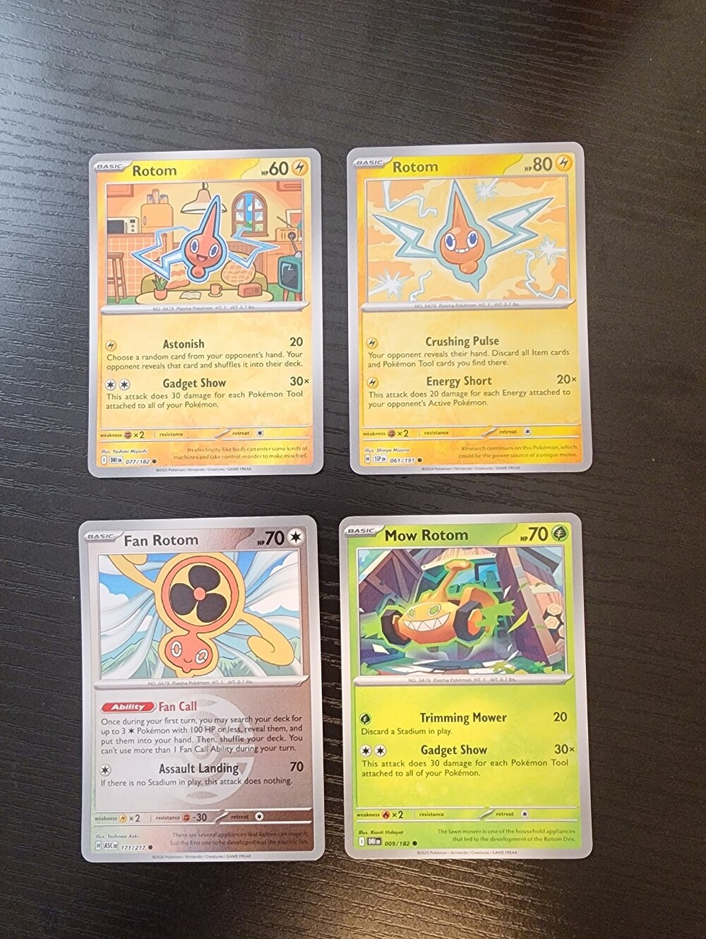 Pokémon Rotom Trading Card Set